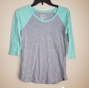 Hurley 3/4 sleeve shirt